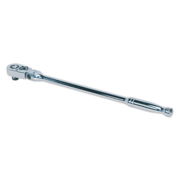 Pear-Head Ratchet Wrench with Flexi-Head & Flip Reverse 1/2"Sq Drive 445mm