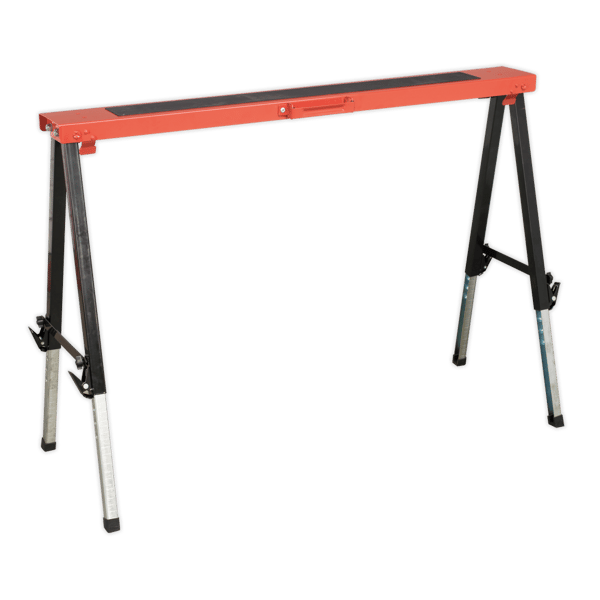 Fold Down Trestle with Adjustable Legs 150kg Capacity