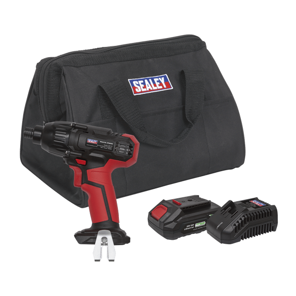 SV20 Series 1/4"Hex Drive Cordless Impact Driver Kit 20V 2Ah