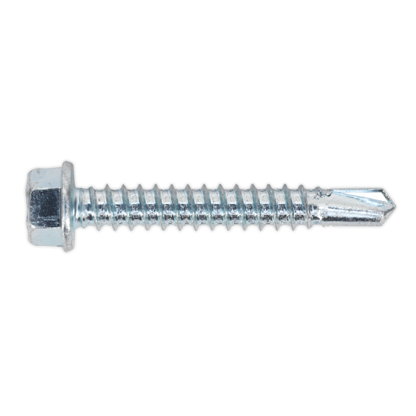 Zinc Plated Self-Drilling Hex Head Screw 5.5 x 38mm - Pack of 100