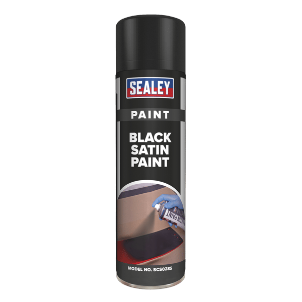 Satin Paint 500ml - Black