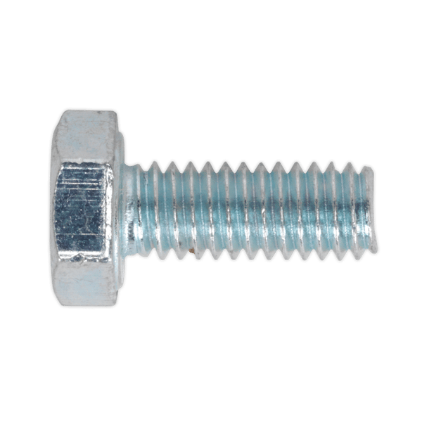 8.8 Zinc Plated HT Setscrew M4 x 16mm, DIN 933 - Pack of 50