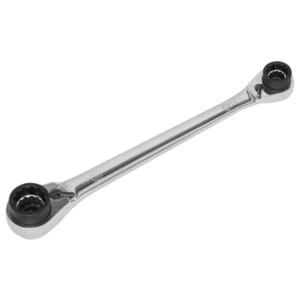 8-in-1 Reversible Ratchet Ring Spanner