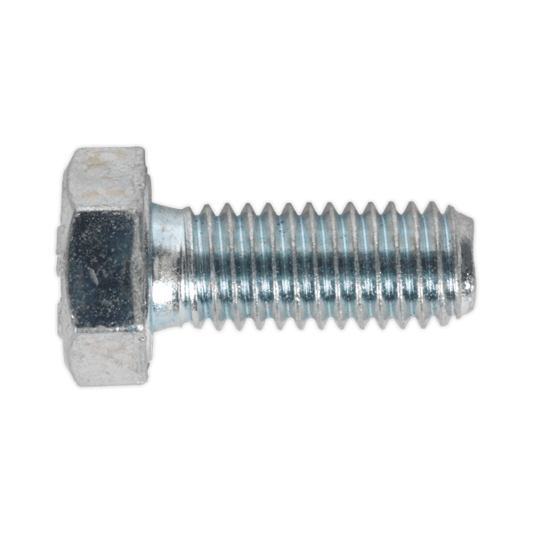 8.8 Zinc Plated HT Setscrew M8 x 20mm, DIN 933 - Pack of 50