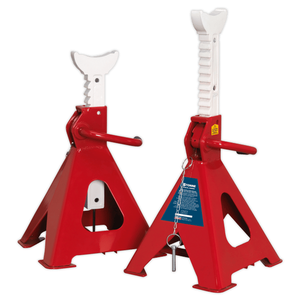 Auto Rise Ratchet Axle Stands (Pair) 5 Tonne Capacity per Stand
