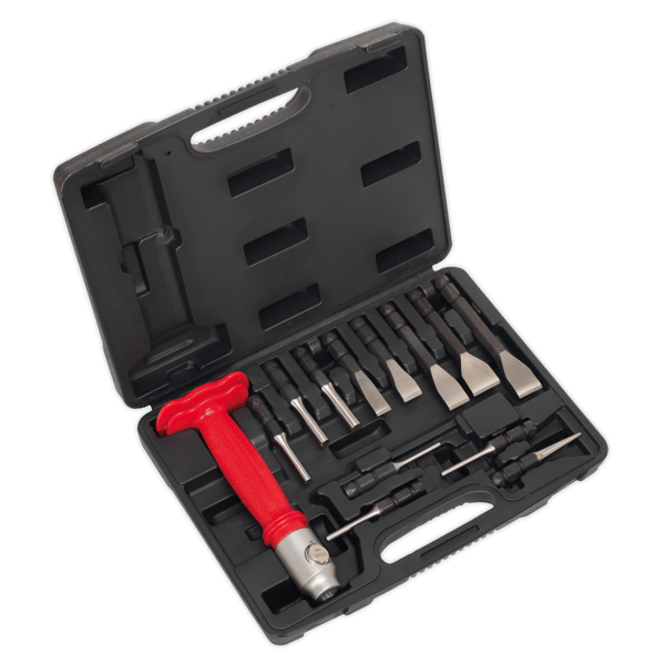 Interchangeable Punch & Chisel Set 13pc