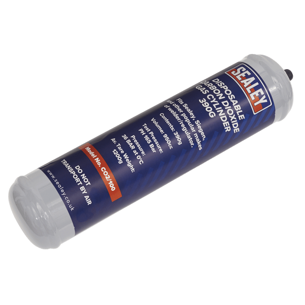 Disposable Carbon Dioxide Gas Cylinder 390g