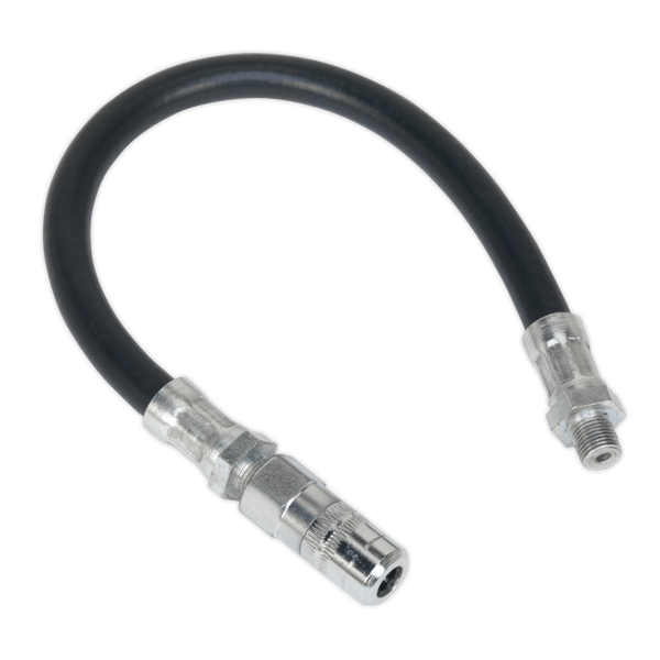 Flexible Rubber Grease Gun Delivery Hose with 4-Jaw Connector 300mm 1/8"BSP Gas