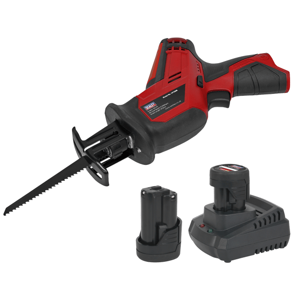 SV12 Series Cordless Reciprocating Saw Kit 12V 2Ah - 2 Batteries