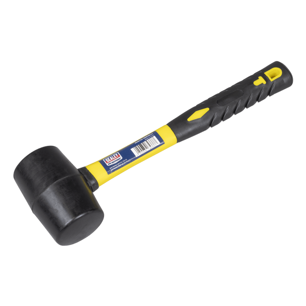 Rubber Mallet with Fibreglass Shaft 1lb