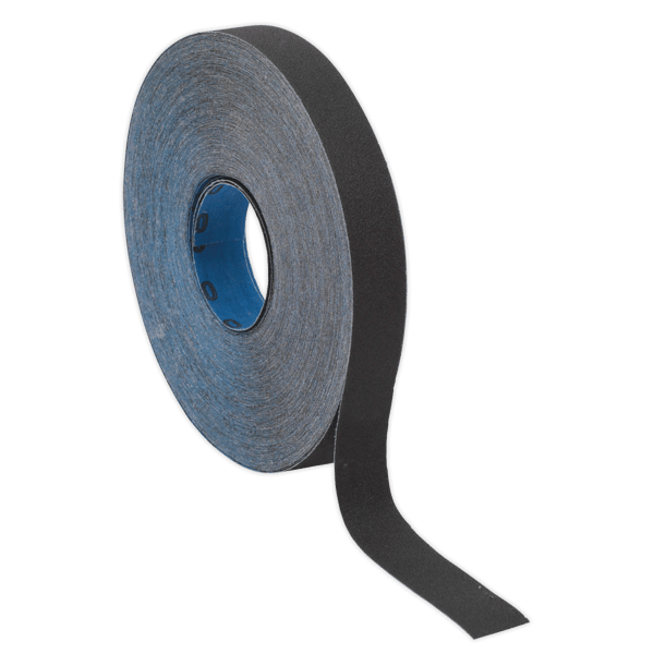 Emery Roll 80Grit 25mm x 25m - Blue Twill