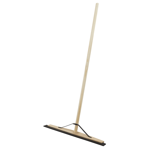 Rubber Floor Squeegee with Wooden Handle 24"(600mm)