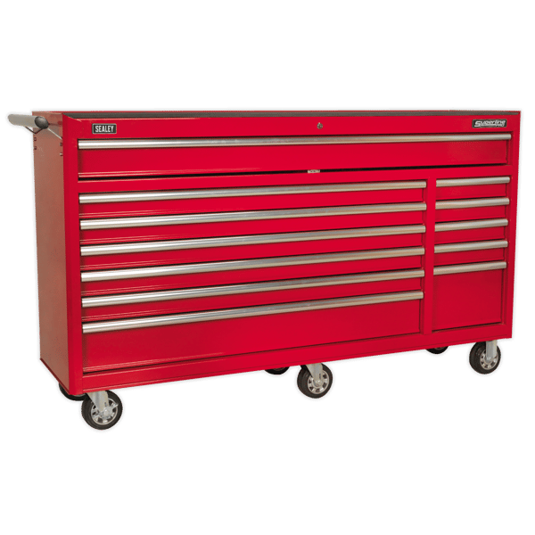 Superline PRO(R) Rollcab 12 Drawer - Red