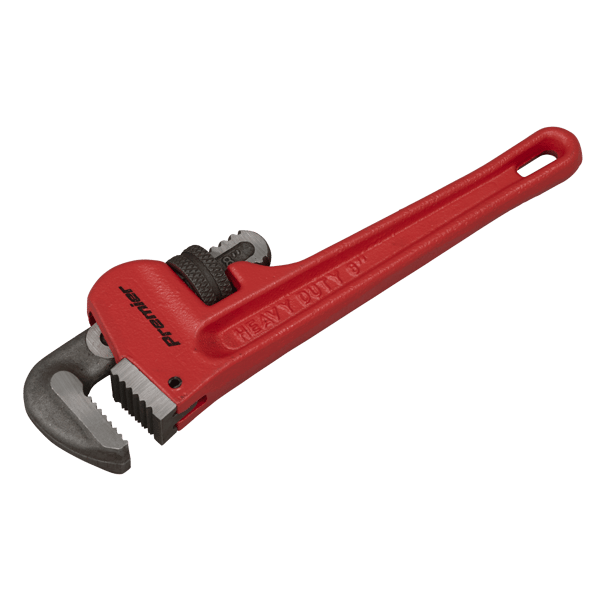 Cast Steel Pipe Wrench European Pattern 200mm