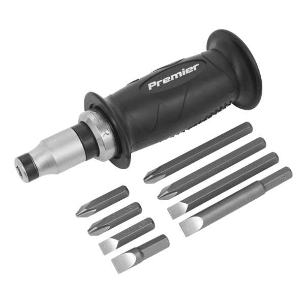 Impact Driver Set with Protection Grip 10pc
