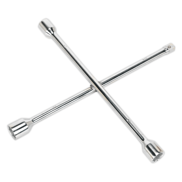 4-Way Wheel Brace 1/2"Sq Drive