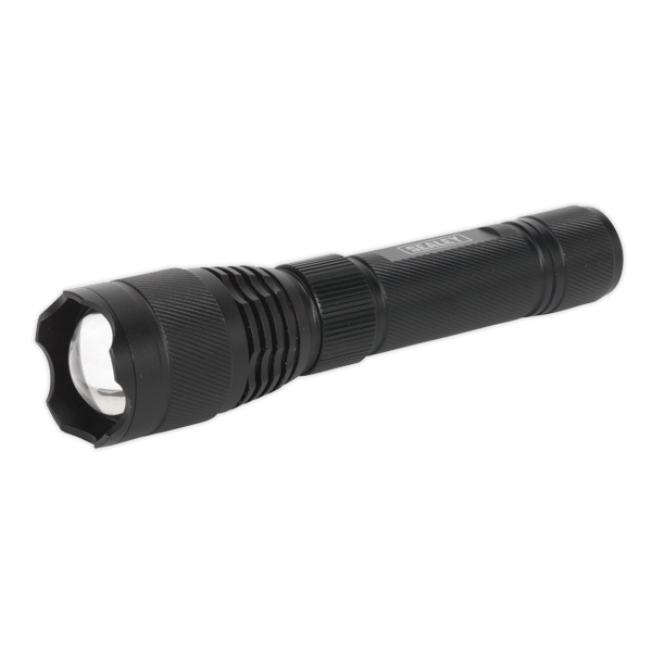 Rechargeable Aluminium Torch with Adjustable Focus 10W SMD LED