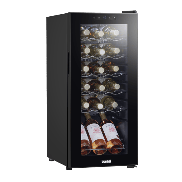 18 Bottle Wine Fridge & Cooler - Black
