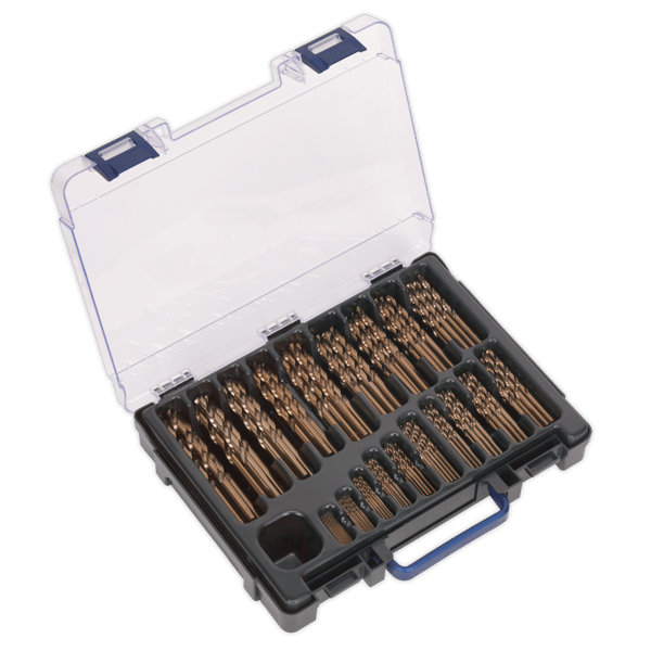 HSS Cobalt Fully Ground Drill Bit Assortment 1-10mm 170pc