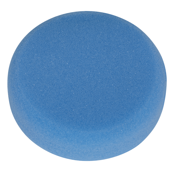 Hook-and-Loop Buffing & Polishing Foam Head 80 x 25mm - Blue/Medium