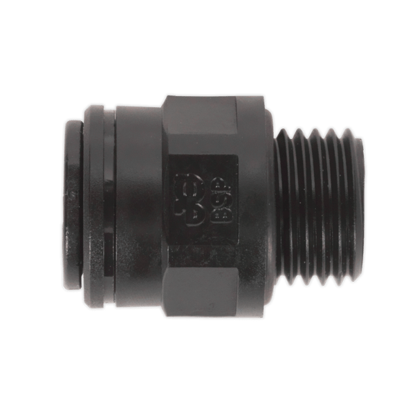 John Guest(R) Straight Adaptor 8mm x 1/4"BSP - Pack of 5