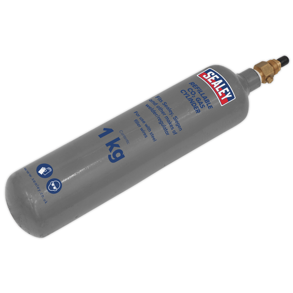 Refillable Carbon Dioxide Gas Cylinder 1kg