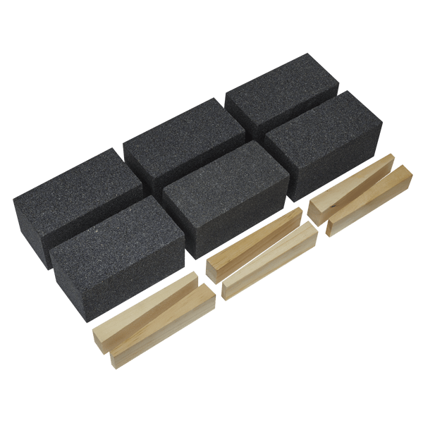 50 x 50 x 100mm Floor Grinding Block 36Grit - Pack of 6