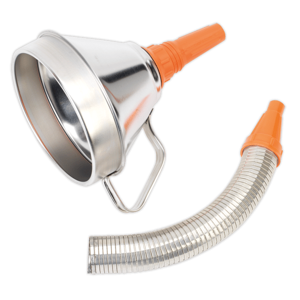 Metal Flexible Spout Funnel with Filter 160mm