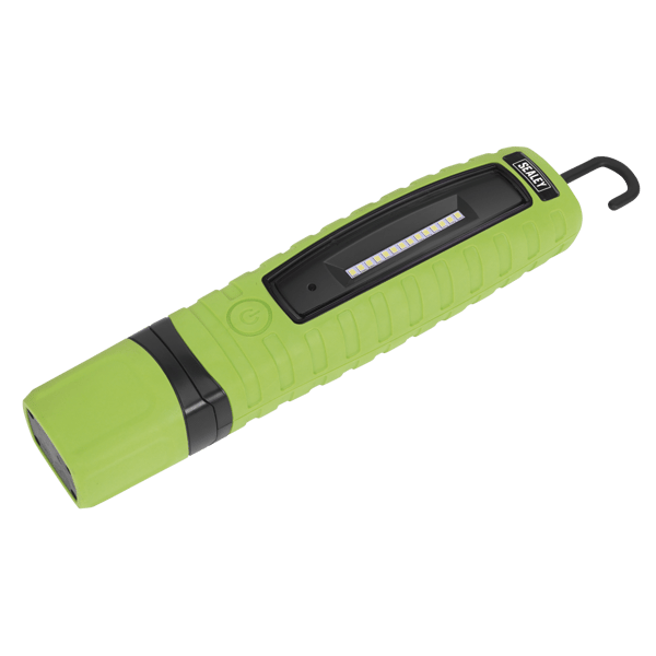 Rechargeable 360 deg Inspection Light 8W & 3W SMD LED - Green