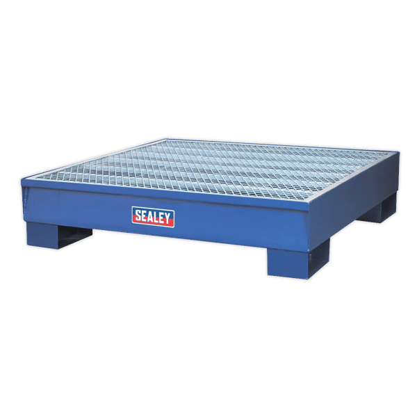 Steel Barrel Bund/Spill Pallet 1200 x 1200 x 275mm