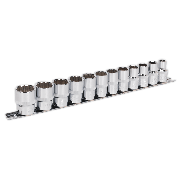 Socket Set 1/2"Sq Drive 12-point 12pc