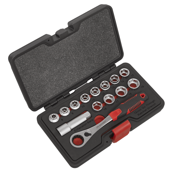 Low Profile Go-Through Socket Set 14pc