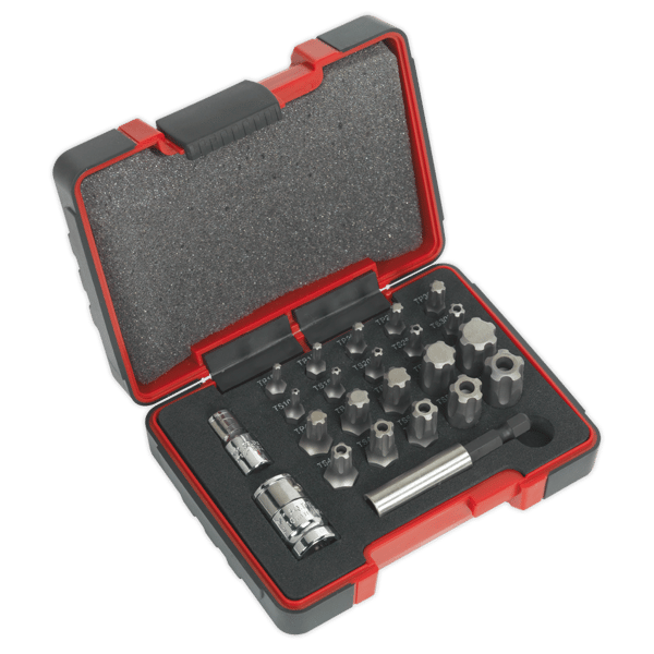 TRX-P* & TRX-TS* Security Bit Set 1/4" & 3/8"Sq Drive 23pc
