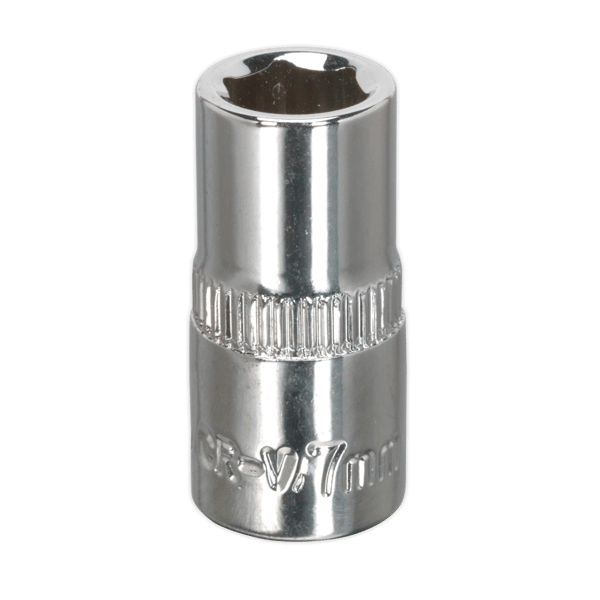 Fully Polished Socket 1/4"Sq Drive 7mm