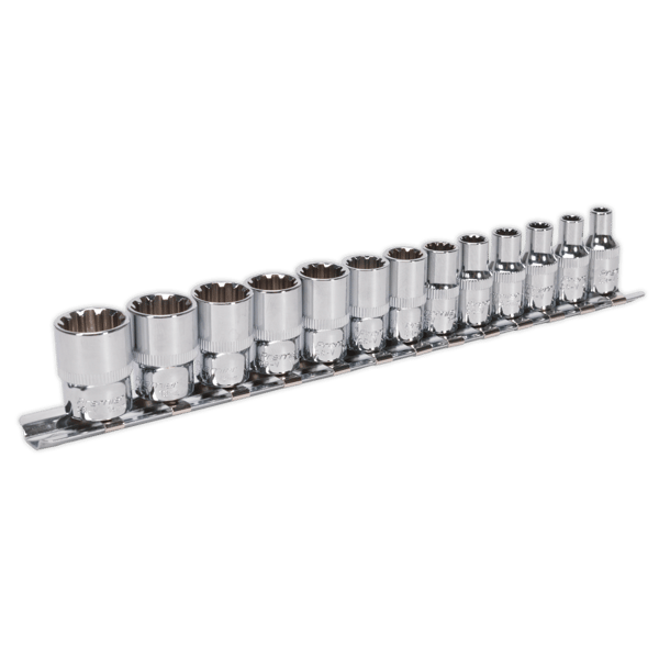 Total Drive(R) Socket Set 1/4"Sq Drive 13pc