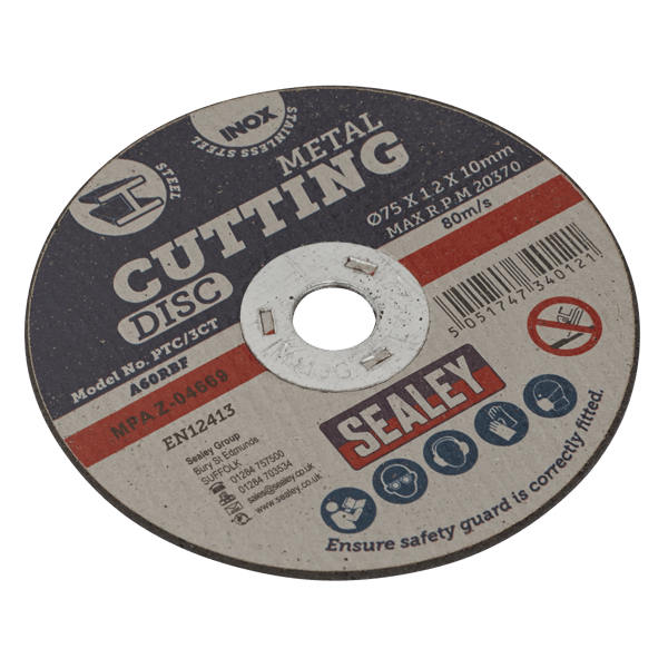 75 x 1.2mm Cutting Disc 10mm Bore