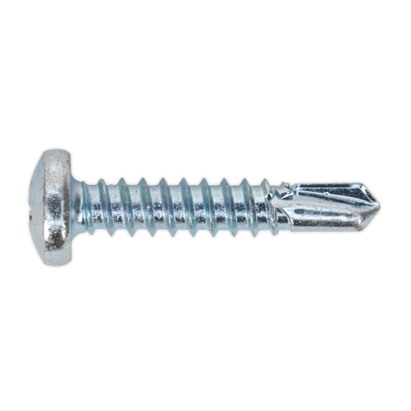 Zinc Plated Self-Drilling Pan Head Phillips Screw 4.8 x 25mm - Pack of 100