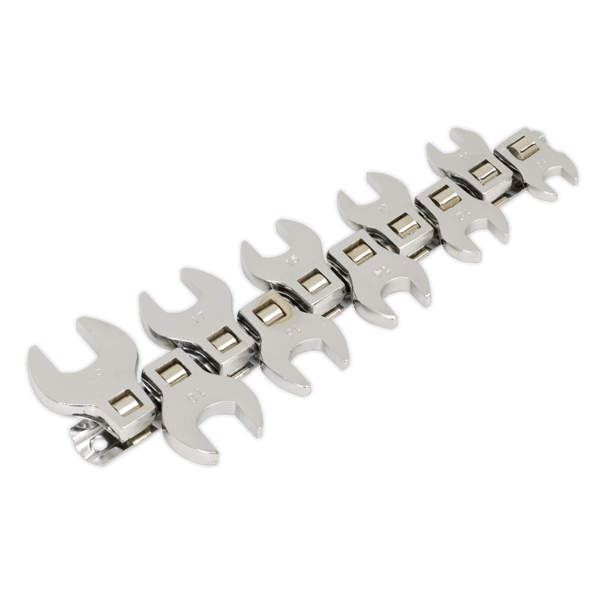 Siegen Crow's Foot Open-End Spanner Set 3/8"Sq Drive 10pc