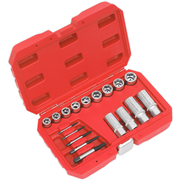 Bolt, Stud & Screw Extractor Set 18pc
