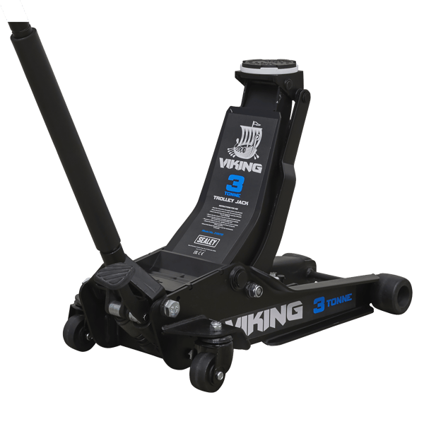 Viking Low Profile Professional Trolley Jack with Rocket Lift 3 Tonne