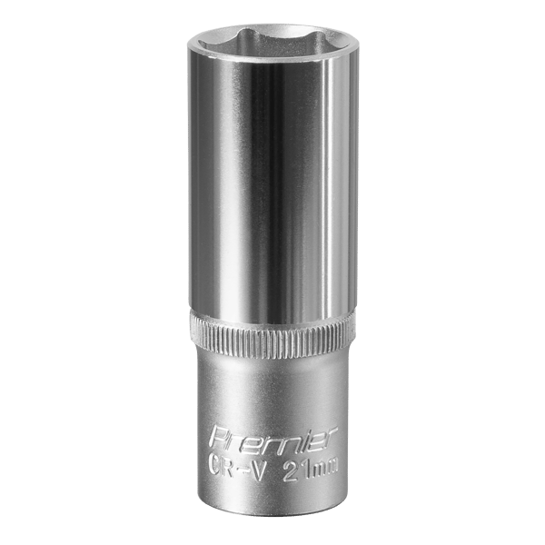 Deep Socket 1/2"Sq Drive 21mm