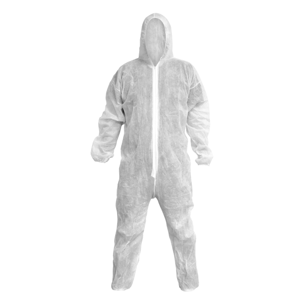 Disposable Coverall, White - X-Large