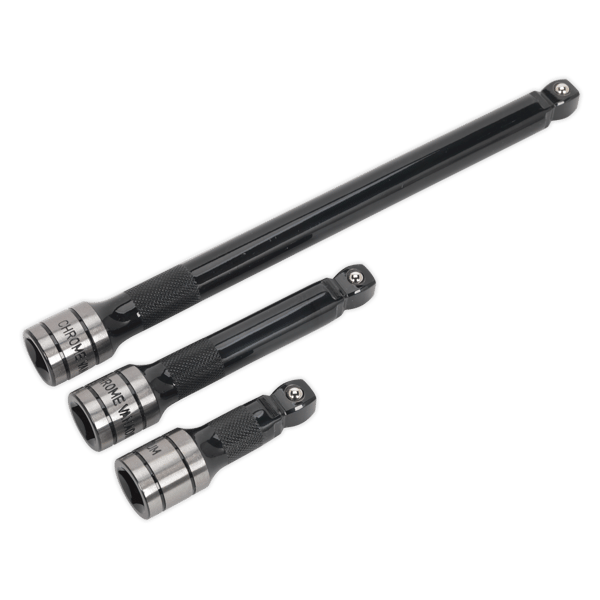 Wobble/Rigid Extension Bar Set 1/2"Sq Drive 3pc