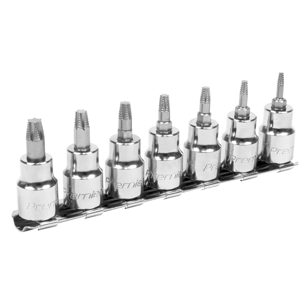Lock-On(TM) TRX-Star* Socket Bit Set 3/8"Sq Drive 7pc