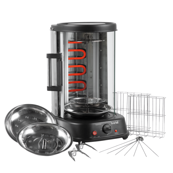 Vertical 360 deg Rotisserie Smokeless Grill 21L Capacity