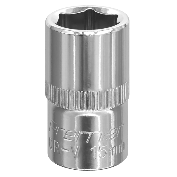 Fully Polished Socket 1/2"Sq Drive 15mm