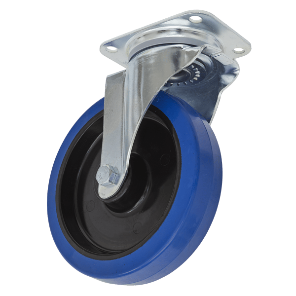 200mm Castor Wheel with Swivel Plate