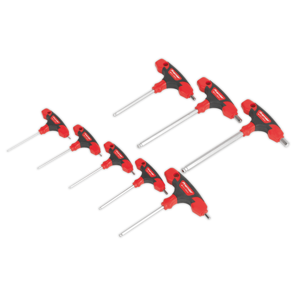 T-Handle Ball-End Hex Key Set 8pc