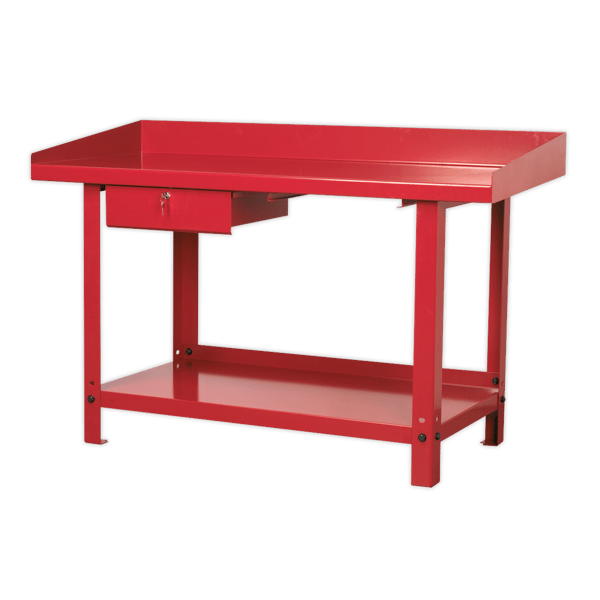 Steel Workbench with Drawer 1.5m