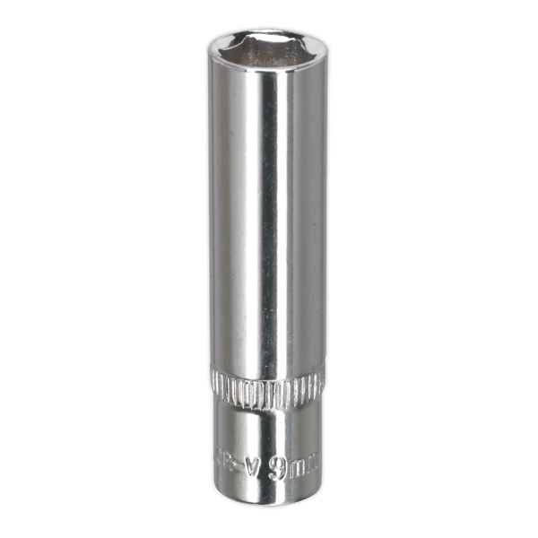 Fully Polished Deep Socket 1/4"Sq Drive 9mm